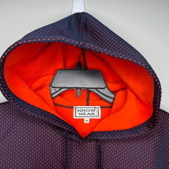 University of Illinois Pullover Hoodie Sweatshirt Sz. Medium Blue Orange U of I - Picture 3 of 12